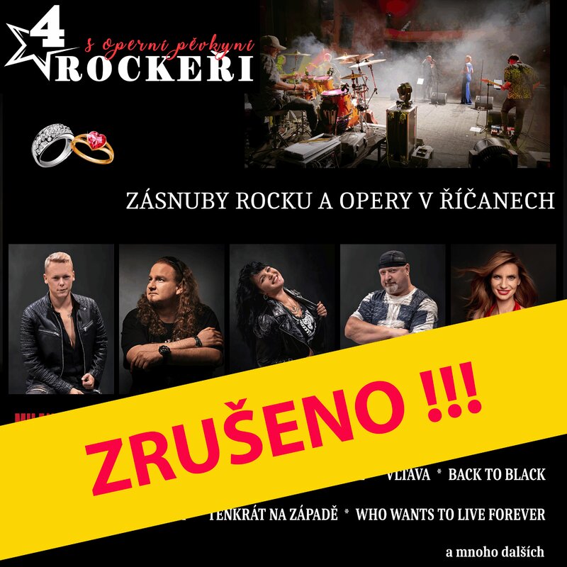 4 ROCKEŘI s operní pěvkyní