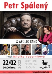 Petr Spálený + Apollo band host: Miluše Voborníková