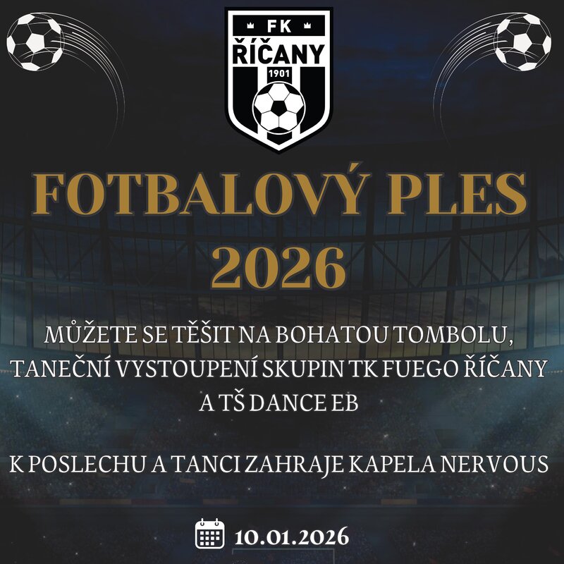 FOTBALOVÝ PLES 2026