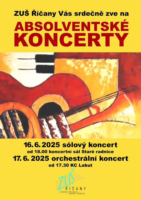 Absolventský koncert ZUŠ Říčany